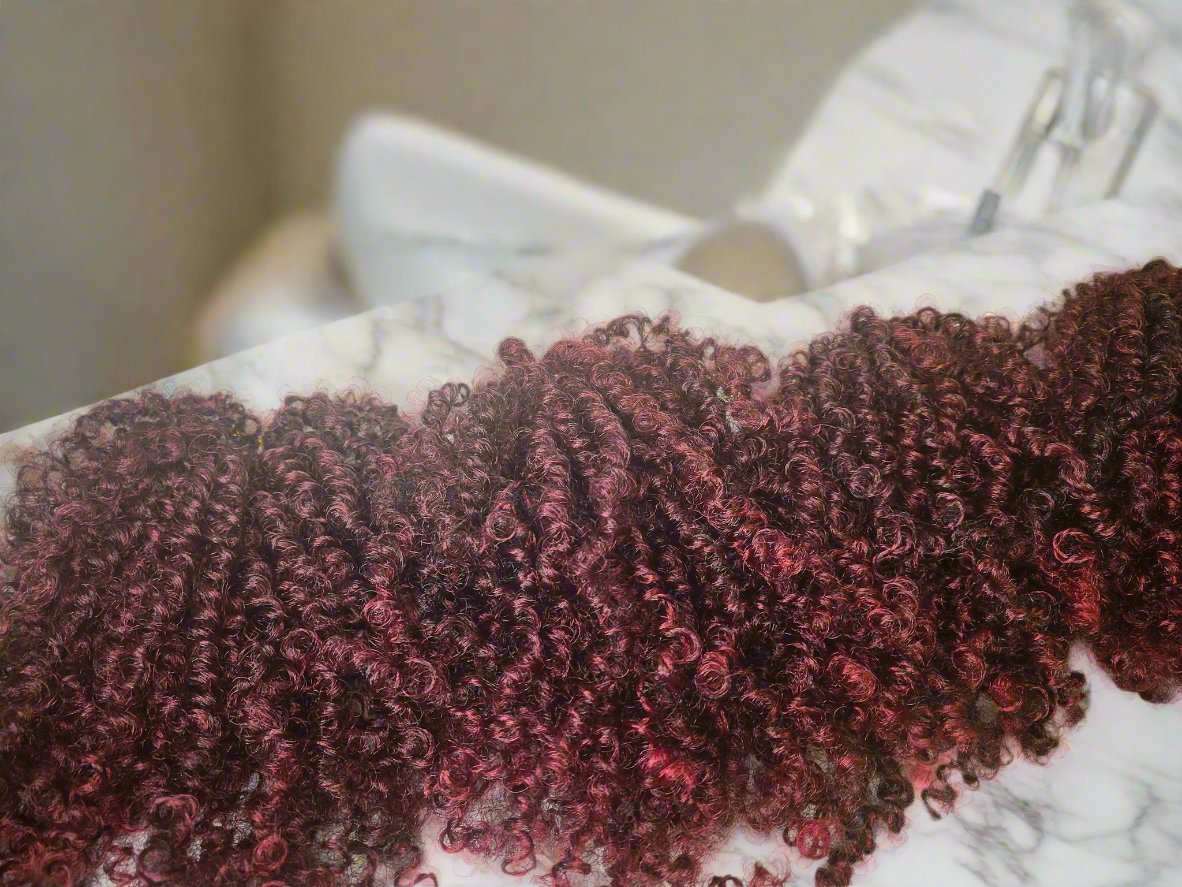 Ari's Scarlet Crochet Microtwists