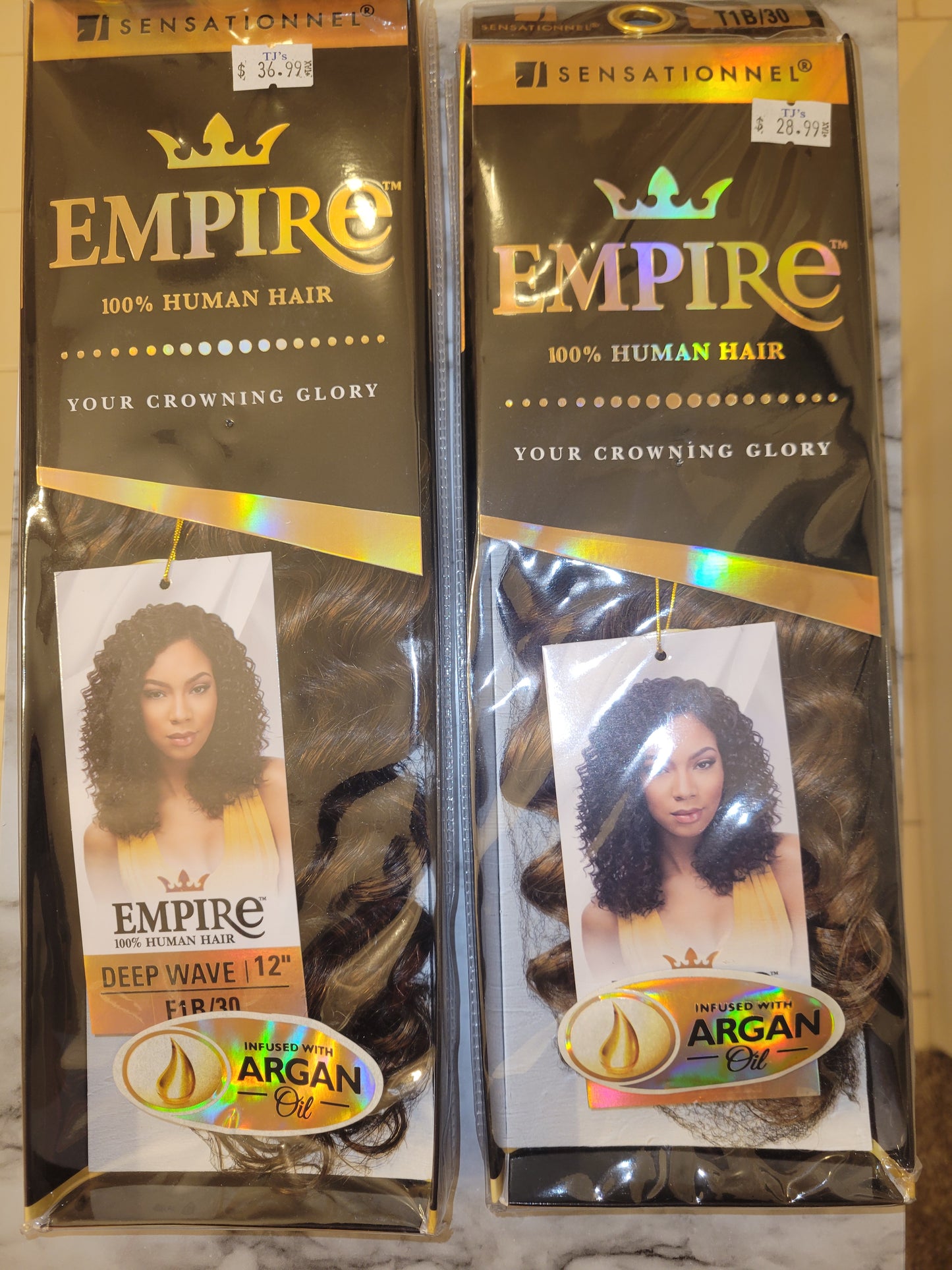 Empire Human Hair 1b/30 and 1b/30 Mix