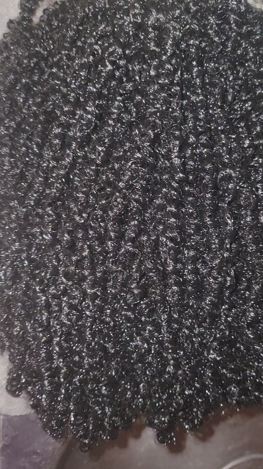 Ari's Twist Black Crochet MicroTwists
