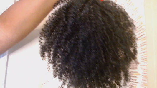 Raven's Spring Twist Drawstring Ponytail